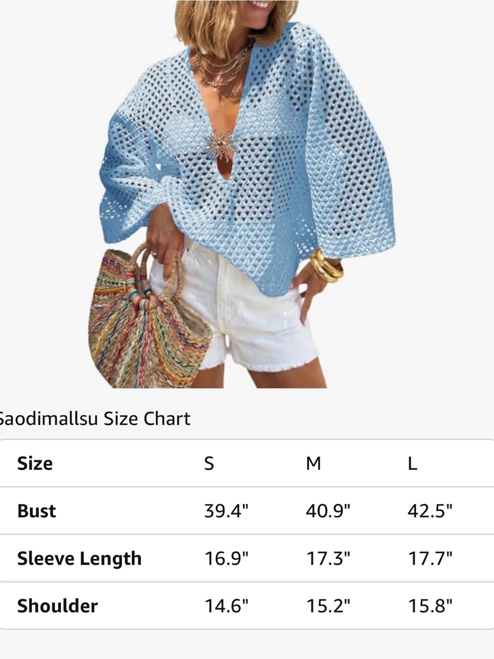 NWT 🐚 Crochet Cover Up With Golden Sun - Picture 13 of 13
